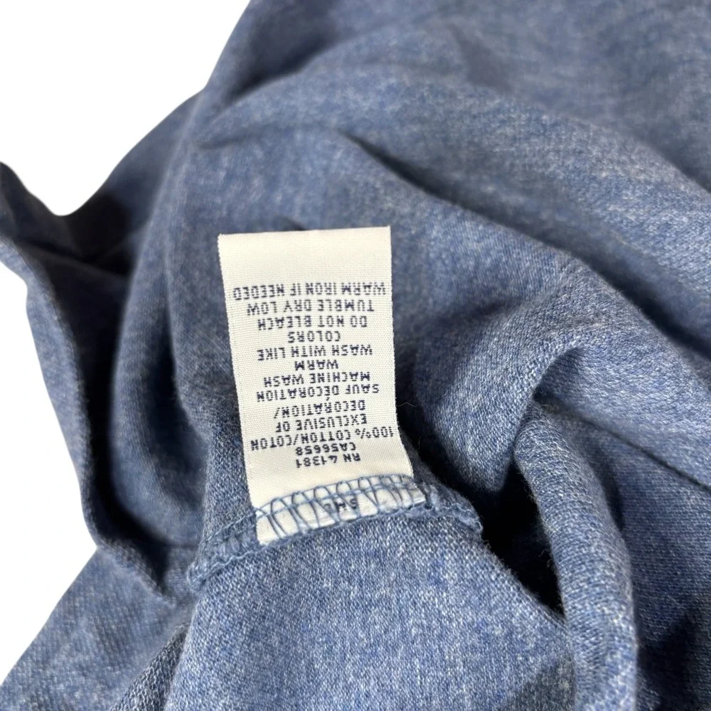 Polo Ralph Lauren XXL Polo Shirt preppy old money blue heather‎ classic fit